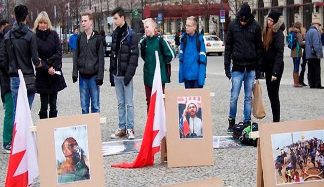 بالصور؛ تدشين فعاليات ذكرى ثورة 14 فبراير في المانيا