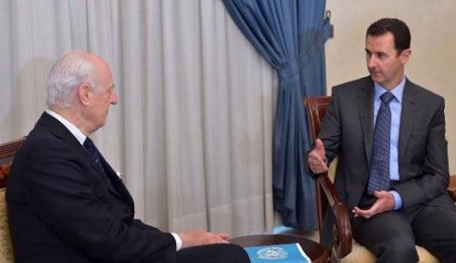 المبعوث الاممي: دمشق مستعدة لتعليق القصف الجوي لحلب