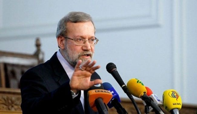 لاريجاني: لا يمكن للغرب تغيير اوضاع المنطقة ببوارجه