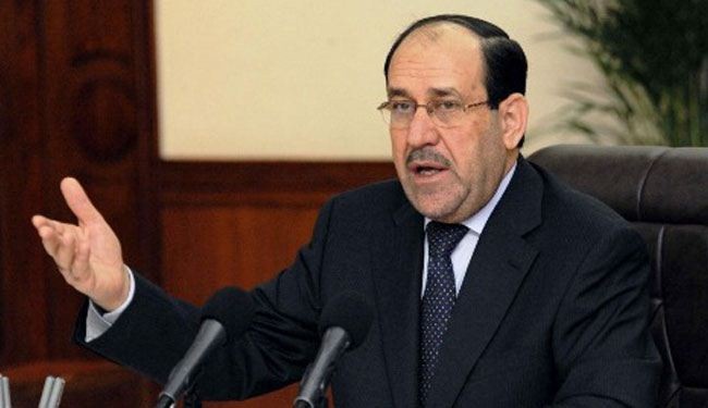 المالكي يدعو لزيادة زخم الهجمات للقضاء على الارهابيين