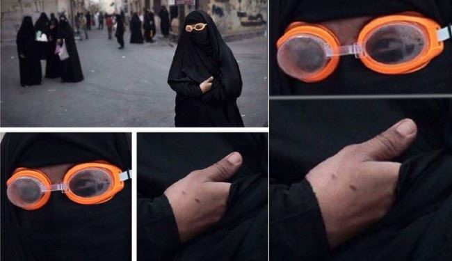 مخابرات المنامة تلاحق المتظاهرين في زي النساء
