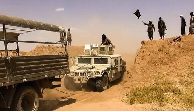 داعش لوله های نفت تکریت را آتش زد