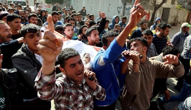 تشييع جثمان صياد فلسطيني استشهد برصاص جيش الإحتلال