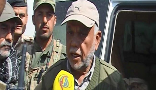 العامري يؤكد تحرير مساحات عراقية شاسعة من سيطرة داعش