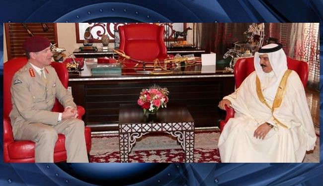 دیدار مشاور نظامی ارشد انگلیس با مقامات بحرین