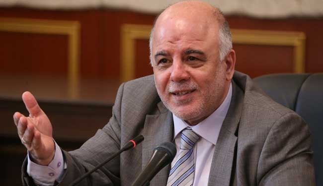 نظر حیدر العبادی درباره خبر حضور دختر صدام در تکریت