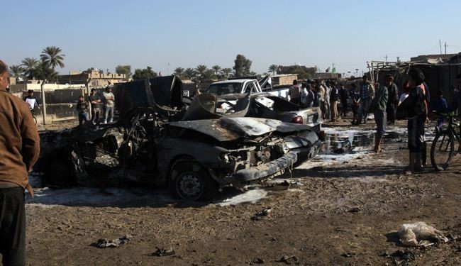 انفجار خودروی بمب گذاری شده در بغداد