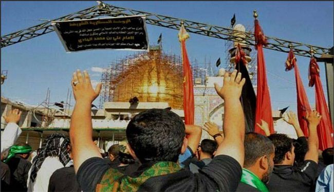 اكثر من مليوني زائر في سامراء بذكرى استشهاد الإمام الهادي (ع)