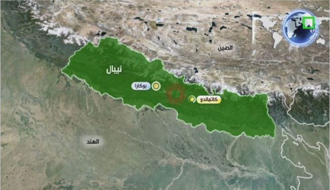 ارتفاع حصيلة قتلى زلزال النيبال الى 688 شخصا