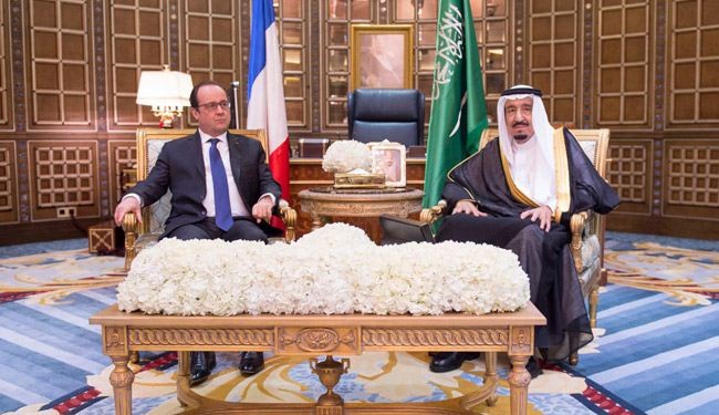 قمة فرنسية سعودية بالرياض وهولاند يلتقي هادي والجربة