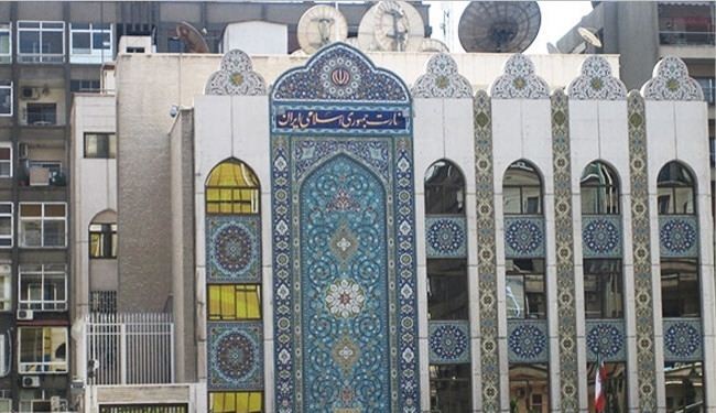 مصدر بالسفارة الايرانية بدمشق ينفي تعرض السفارة لاعتداء ارهابي