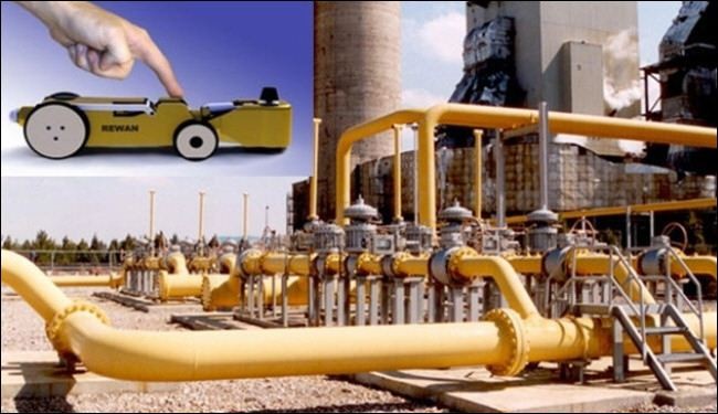 روبوت ايراني يصلح أنابيب الغاز بدون حاجة لكهرباء