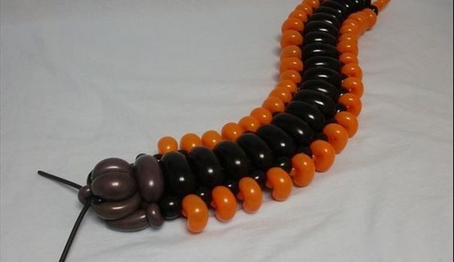آثار دیدنی هنرمند ژاپنی با بادکنک