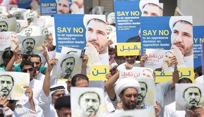 البحرين..تظاهرة شعبية حاشدة تطالب بوقف محاكمة الشيخ سلمان