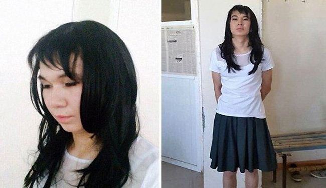 بالصور، صيني ولهان يتنكر في زي فتاة ليحضر امتحانا صعبا