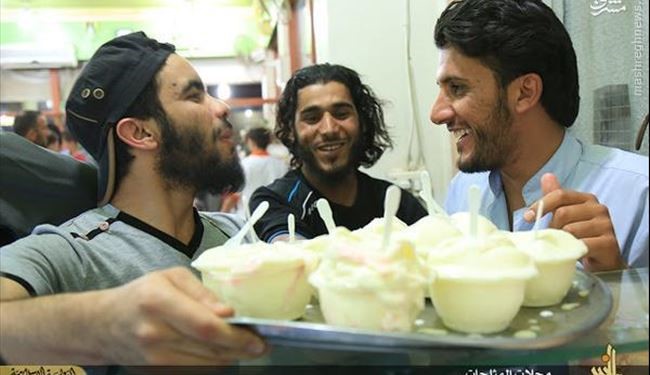 بستنی فروشی داعش از موصل تا دیرالزور+تصاویر