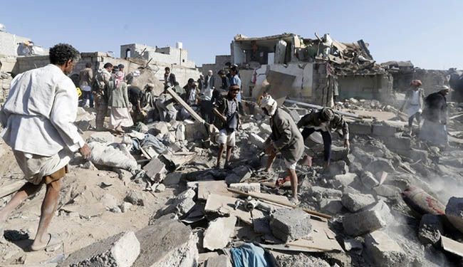 شهداء بينهم طفلان وامراة باستمرار العدوان السعودي على اليمن