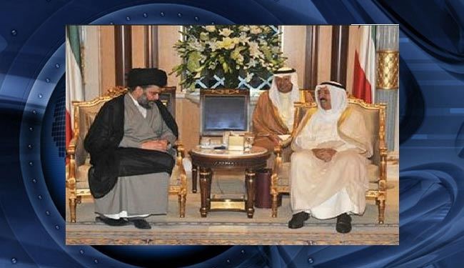 دیدار مقتدی صدر با امیر کویت
