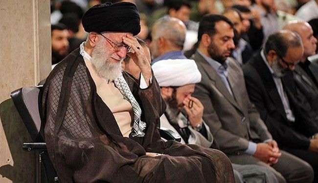 مراسم عزاء في ذكرى استشهاد الامام علي (ع) بحضور قائد الثورة