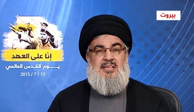 السيد نصر الله: الامل الوحيد لاستعادة فلسطين هو ايران ودعمها للشعوب والمقاومة
