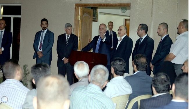 العبادي: البعث تحالف مع الشيطان ولا ينبغي المتاجرة بدماء الحشد