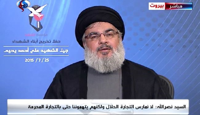 نصرالله: آمریکا شیطان بزرگ خواهد ماند