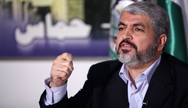 مشعل: اشغالگران را باید از فلسطین جارو کنیم