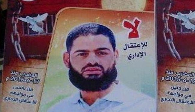 الكيان الإسرائيلي یطعم الأسير الفلسطيني محمد علان قسرا