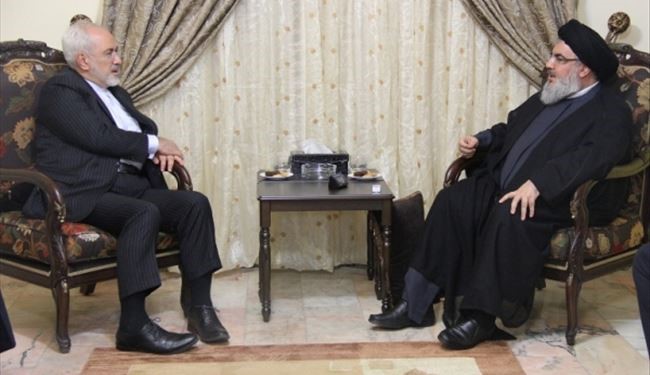 ملاقات طولانی ظریف با سید حسن نصرالله