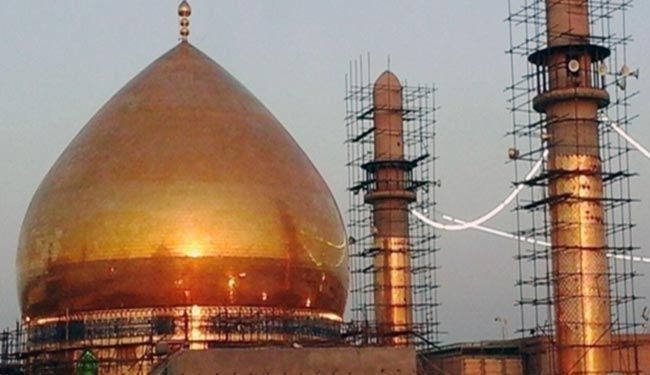 گنبد طلای مرقد امامین عسکریین(ع) تکمیل شد +تصاویر