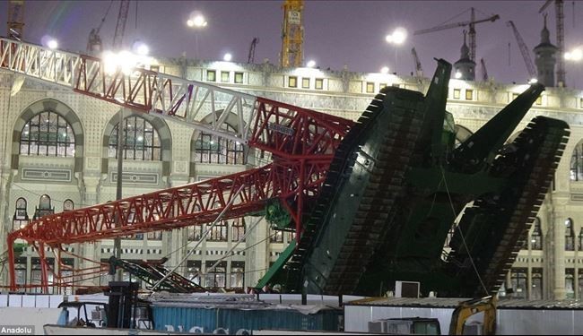 واقعیت سقوط جرثقیل در مسجد الحرام؟