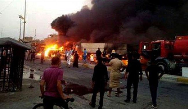 24 قتيلاً و121 جريحاً حصيلة نهائية لتفجيريين ارهابيين في بغداد