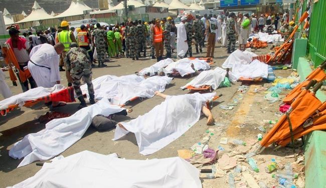 افزایش تلفات حجاج مصری در حادثه منا