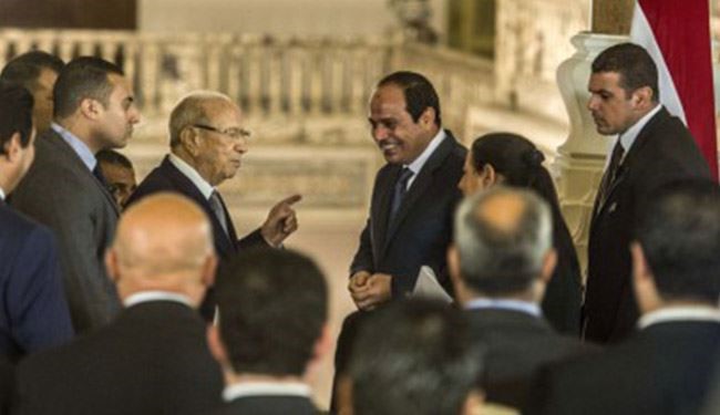 تاكيد مصري تونسي على التوصل لتسوية سياسية في سوريا