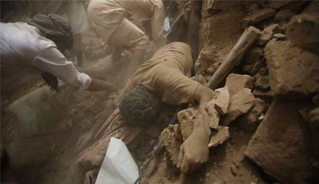 العدوان يرتكب مجازر بصنعاء والجوف ويغير بكثافة على صعدة