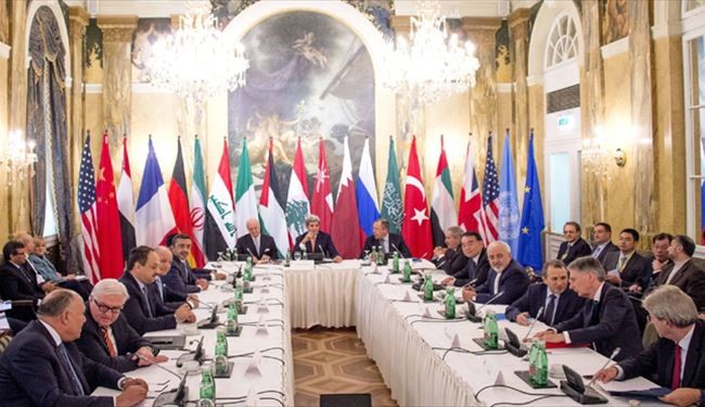 بازیگران مناقشات سوریه دور یک میز