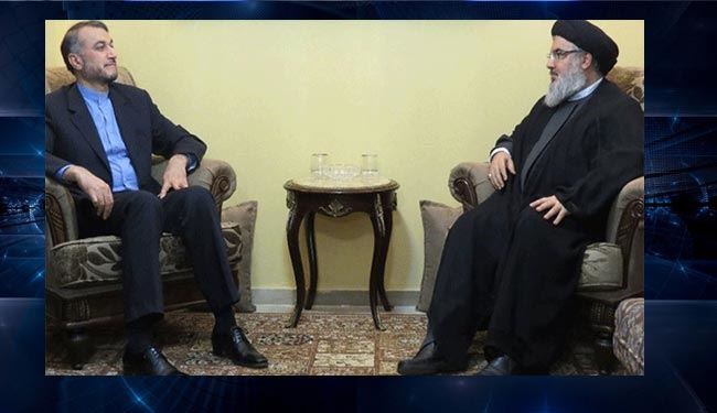 أمیر عبداللهیان يلتقي الأمین العام لحزب الله لبنان