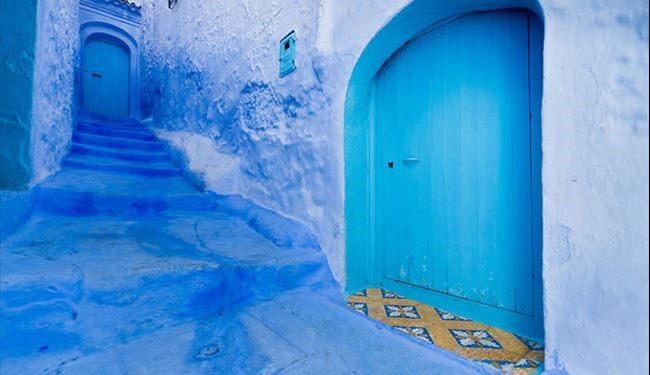 تصاویری از شهر تاریخی و زیبای آبی در مراکش