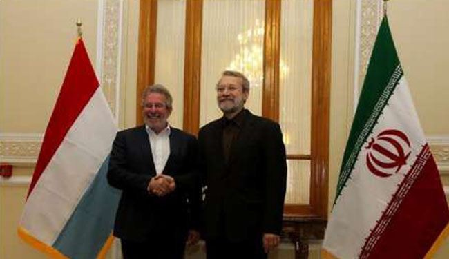 لاريجاني: ایران ولوکسمبورغ عازمتان علی مکافحة الارهاب