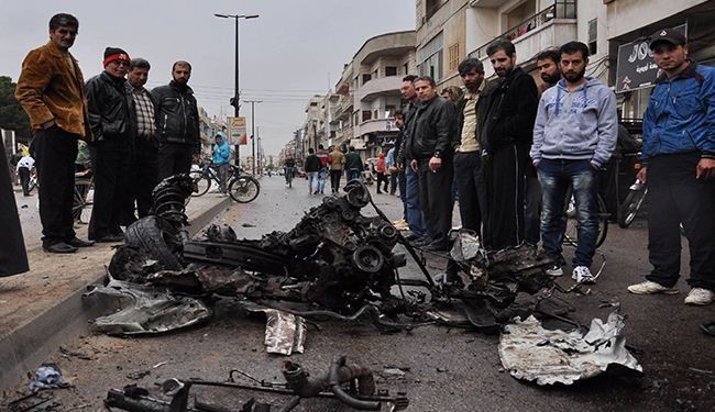 ده ها کشته بر اثر انفجار انتحاری در حمص