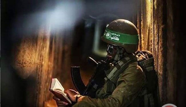 شهادت 2 مبارز قسام بر اثر ریزش تونل