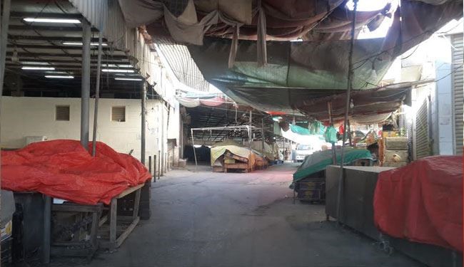 ادامه تعطیلی مراکز تجاری و مغازه ها در بحرین+تصاویر