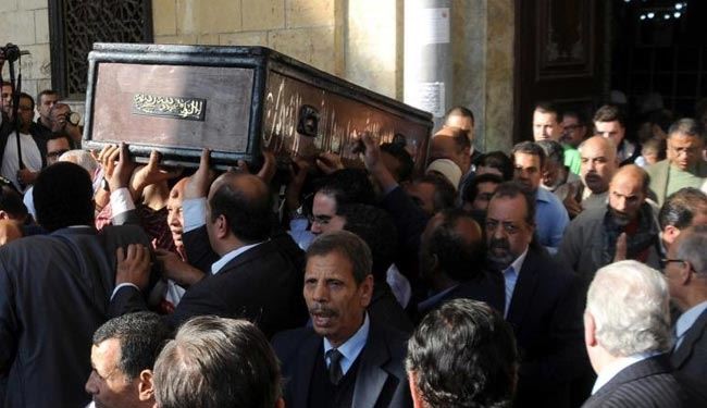 وفد ايراني شارك في مراسم تشییع جثمان هیکل