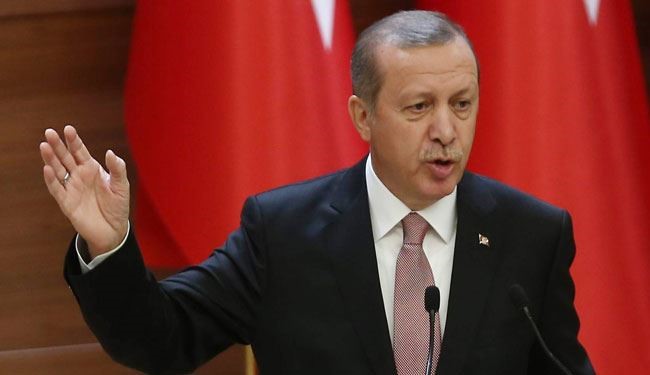 اردوغان: با کردهای سوریه آتش‌بس نکنید!