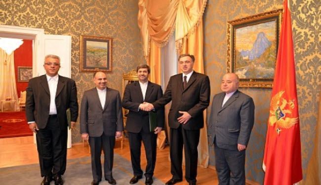 رئیس جمهوریة مونتینیغرو یرحب برفع الحظر عن ایران