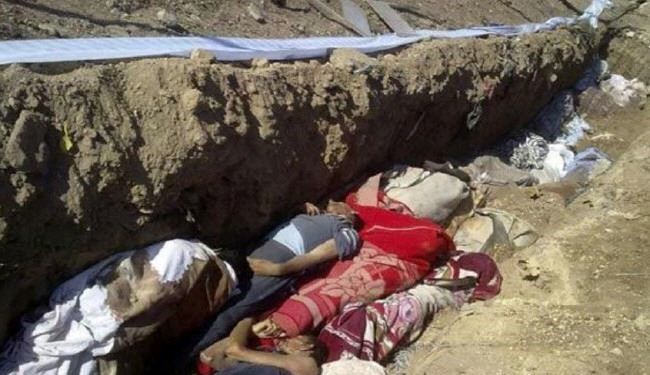 کشف گور جمعی قربانیان داعش در تدمر