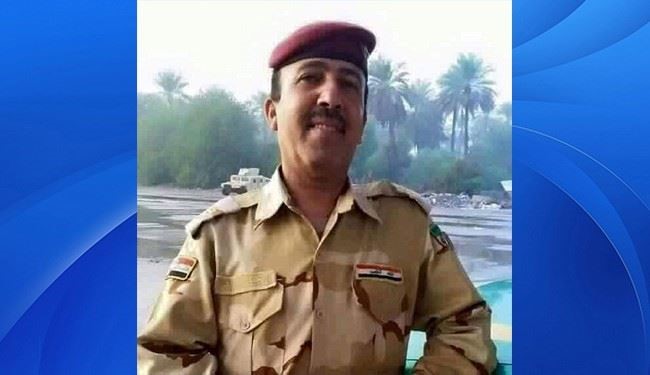 عکس شهید عراقی که انتحاری داعشی را بغل کرد