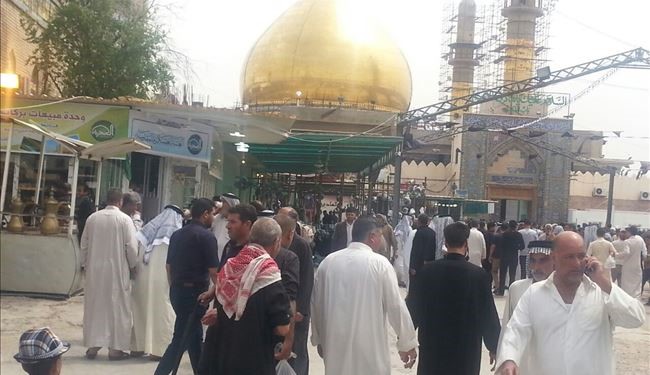 حضور عزاداران در حرم مطهر امام هادی (ع) +عکس