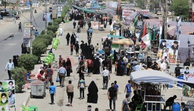 حرکت میلیونی زائران به سوی کاظمین +عکس