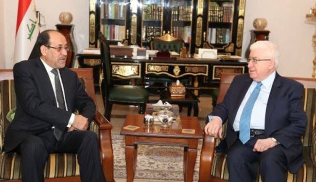 معصوم والمالكي يدعوان إلى الحوار واستئناف البرلمان جلساته